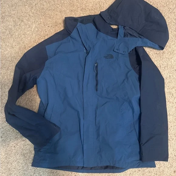 The North Face Carto Tri-Climate Jacket Blue Navy Men’s XL Waterproof Insulated - Picture 2 of 4